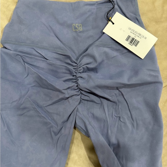 Stylish Blue Leggings - Picture 2 of 2